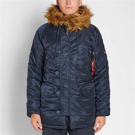 pps n3b down jacket replica blue|Alpha Industries N3B Hooded Parka Rep Blue .